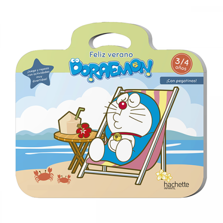 Cuaderno Doraemon Feliz Verano 3-4 años