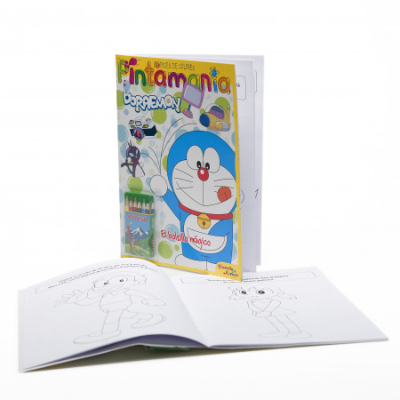 Pintamania Lápices de Colores Doraemon