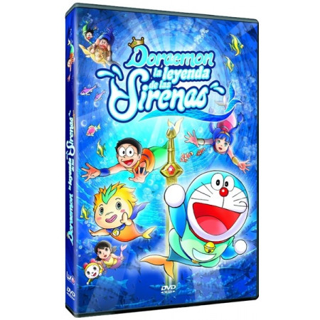 DVD Doraemon la Leyenda de las Sirenas