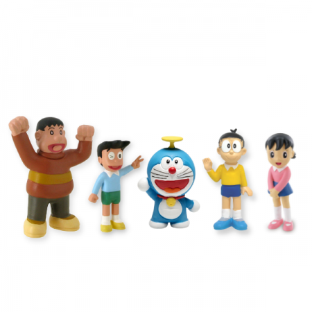 Conjunto figuras Doraemon e...