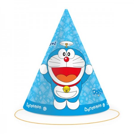 6 Gorros de fiesta Doraemon