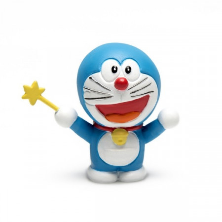 Figura Doraemon con varita mágica .