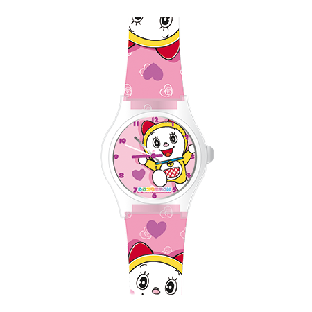 Reloj analógico Dorami rosa