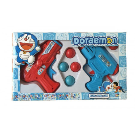 Set Pistolas de Ping Pong Doraemon